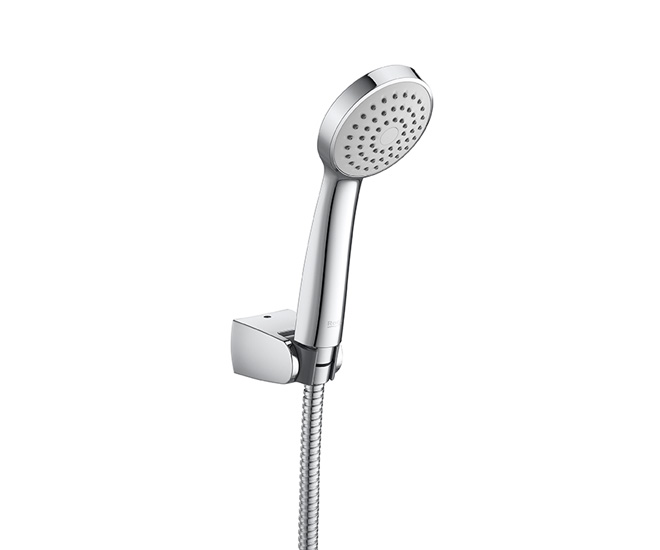 Roca 7.5B93.0.2C0.0 Natura Душевой набор 80/1F Ø80 мм, 1 режим, шланг 1700 мм