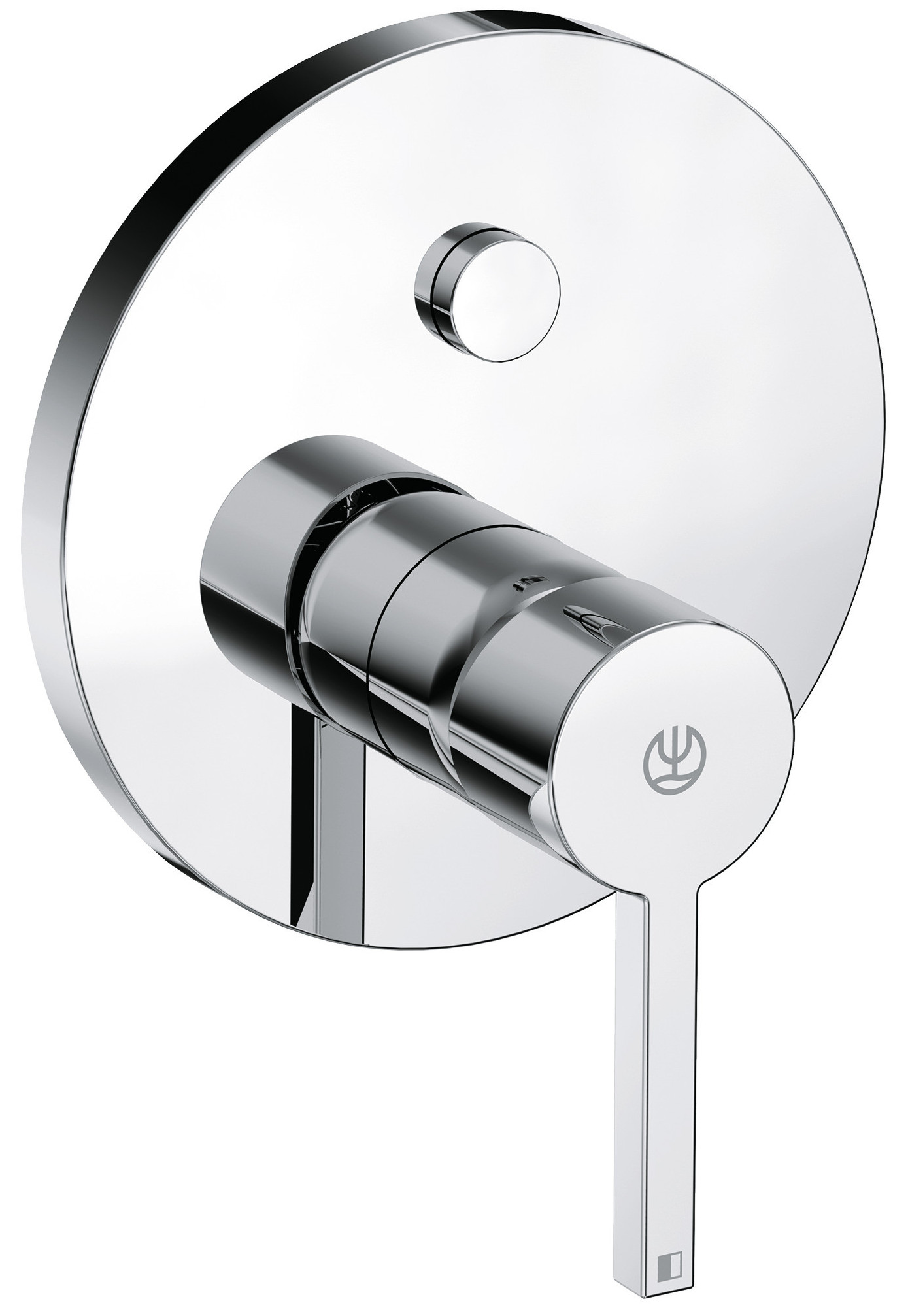 Kludi 20 659 0515 Nova Fonte Puristic Смеситель для 2х потребителей (внешняя монтажная часть)