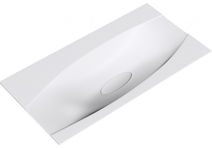 CL Раковина бытовая Papirus 1000 white gloss
