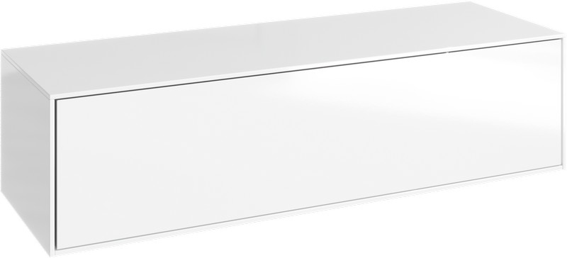 AQ GEN0312W Genesis Тумба подвесная дополнительная, белый 1200х310х400