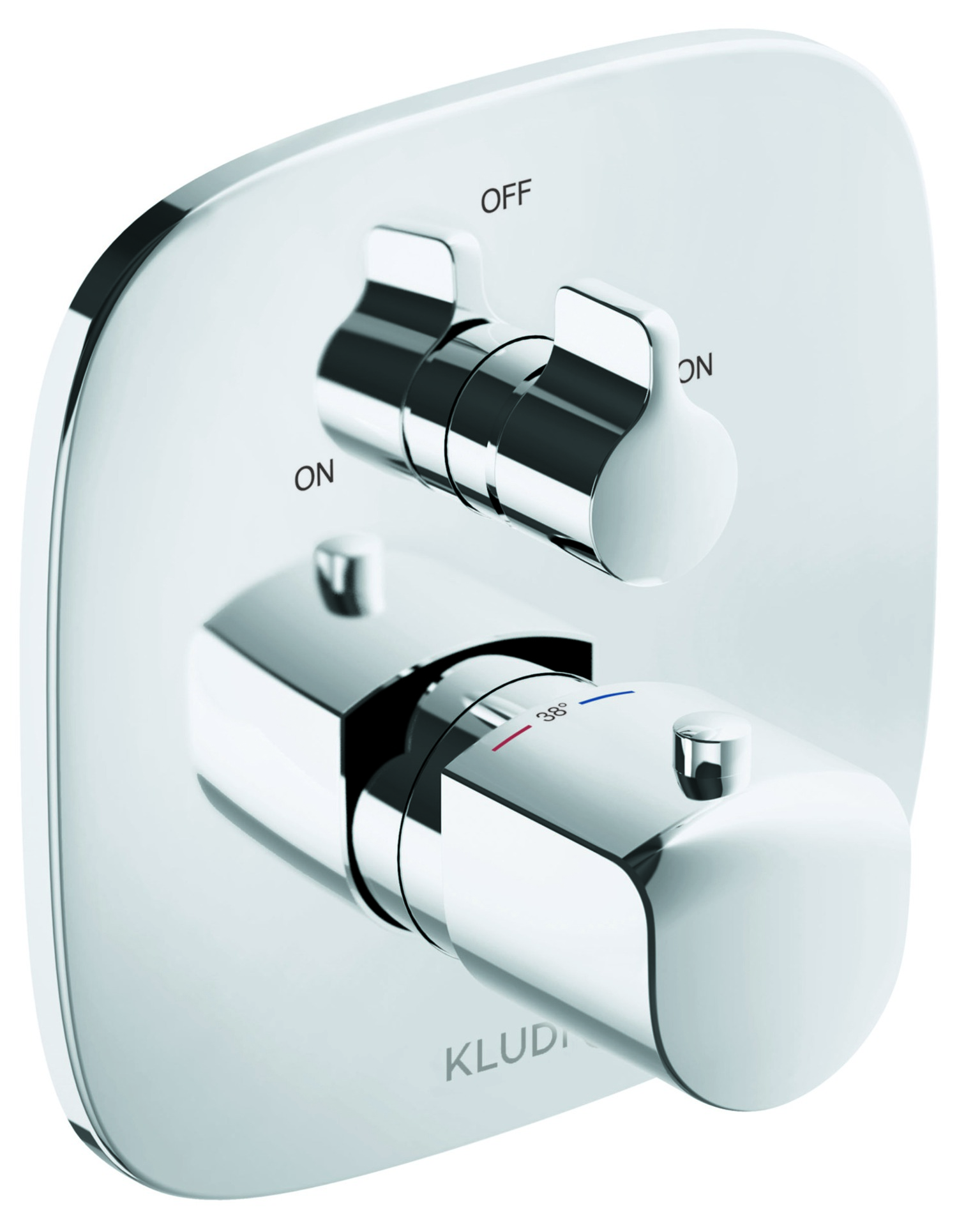 Kludi 41 830 0575 Ameo Термостат для 2х потребителей (внешняя монтажная часть)