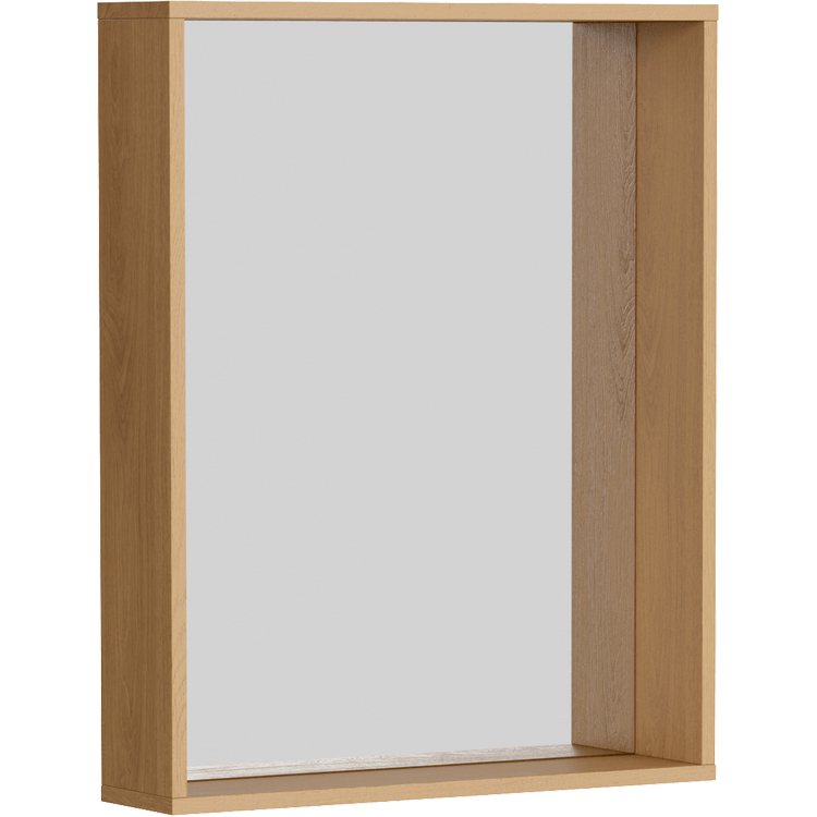 AQ BAS0207DZ Basic Зеркало в раме, верт/гор, 750х600х142 мм, дуб золотой