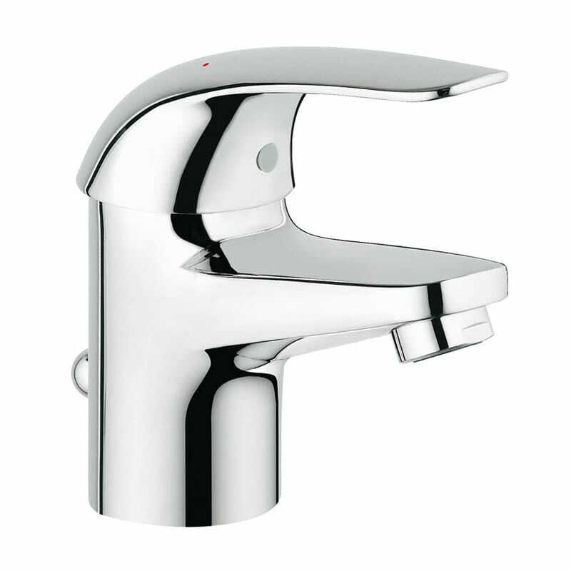 Grohe 23 262 000 Euroeco Смеситель для раковины 61 мм, со сливным гарнитуром
