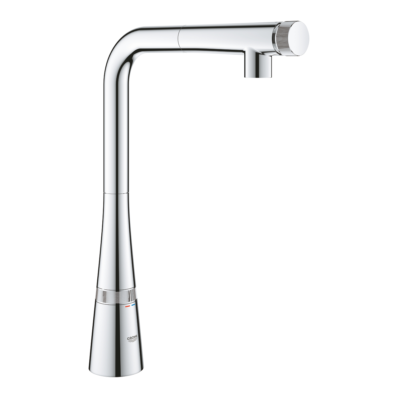 Grohe 31 593 002 Zedra Smart Control Смеситель для кухни 318 мм, выдвижной Г излив