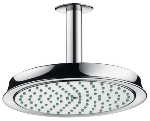 *СНЯТ*HG 27 400 000 Raindance Classic Верхний душ Ø180 мм, потолочный кронштейн 100 мм