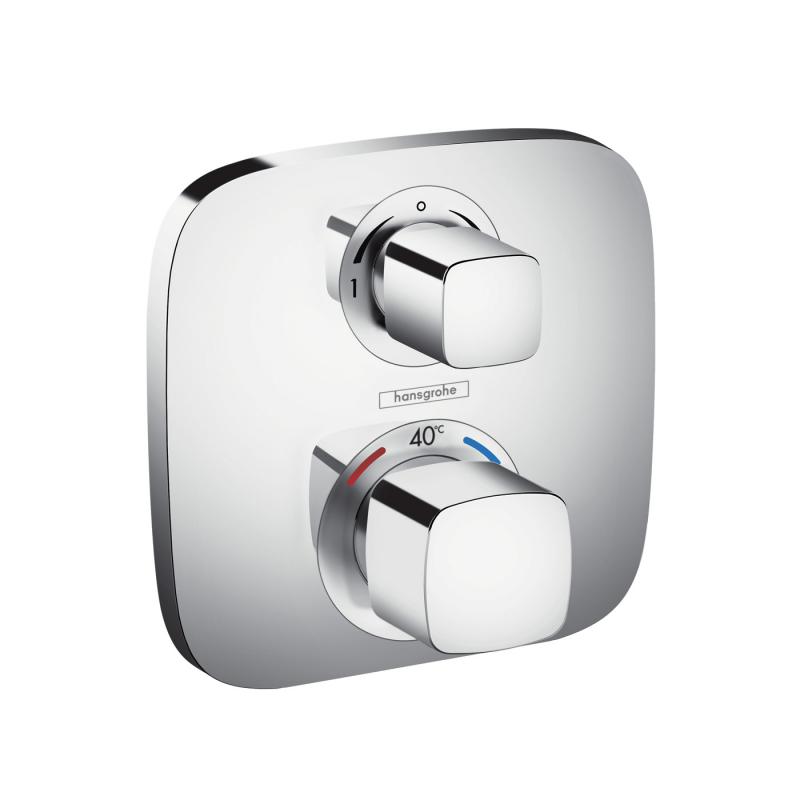 HG 15 708 000 Ecostat E Термостат для 2х потребителей (внешняя монтажная часть)