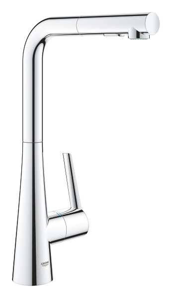 Grohe 32 553 002 Zedra Смеситель для кухни 347 мм, выдвижной Г излив, 2 режима