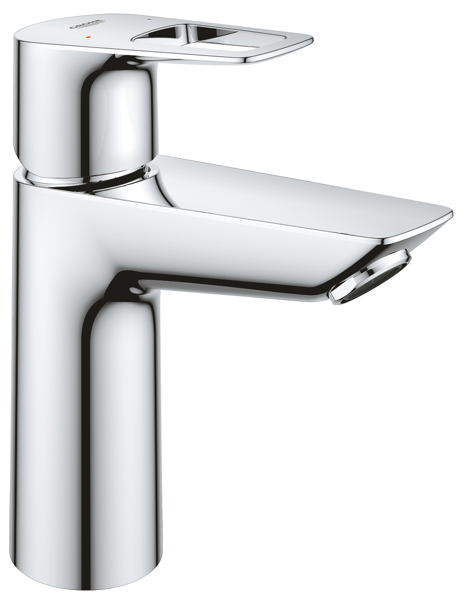 Grohe 23 917 001 BauLoop Смеситель для раковины 108 мм, гладкий, EcoJoy 5,7 л/мин