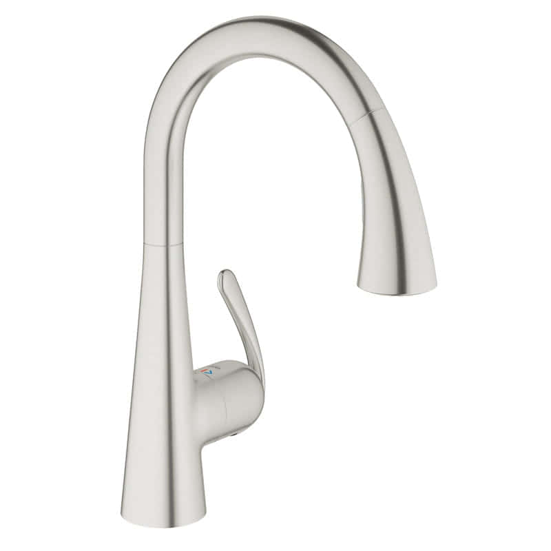 *СНЯТ*Grohe 32 294 SD1 Zedra Смеситель для кухни 198 мм, выдвижной излив