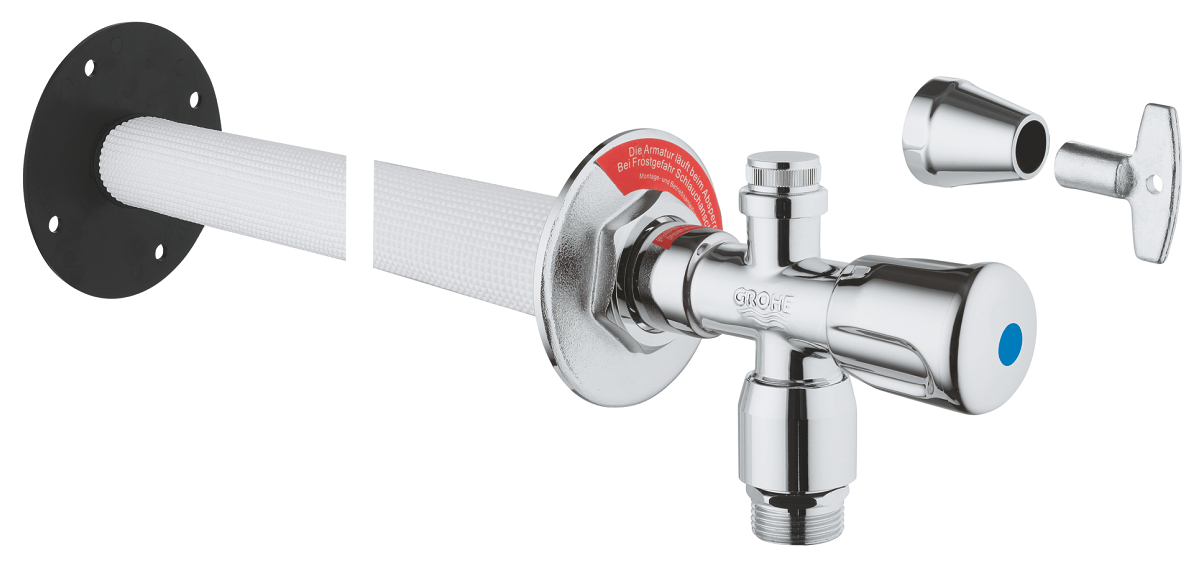 Grohe 41 206 000 Eggemann Eurotec Наружний вентиль ½"