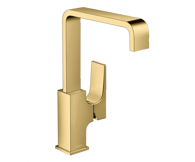 HG 32 511 990 Metropol Cмеситель для раковины 226 мм, Push-Open, ∩ излив 120°