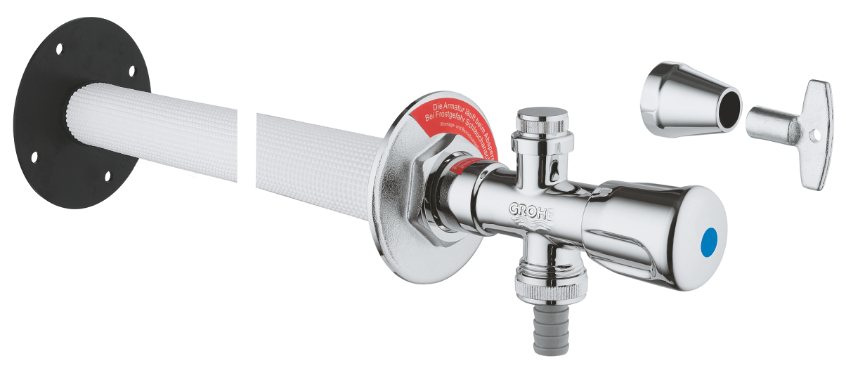 Grohe 41 208 000 Eggemann Eurotec Наружний вентиль ½"