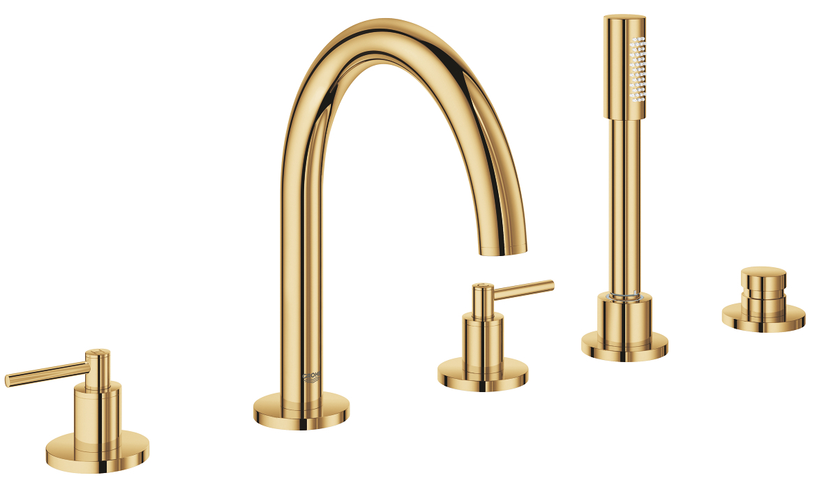 Grohe 19 922 GL3 Atrio Смеситель для ванны на 5 отв., керамика 90°, Комплект
