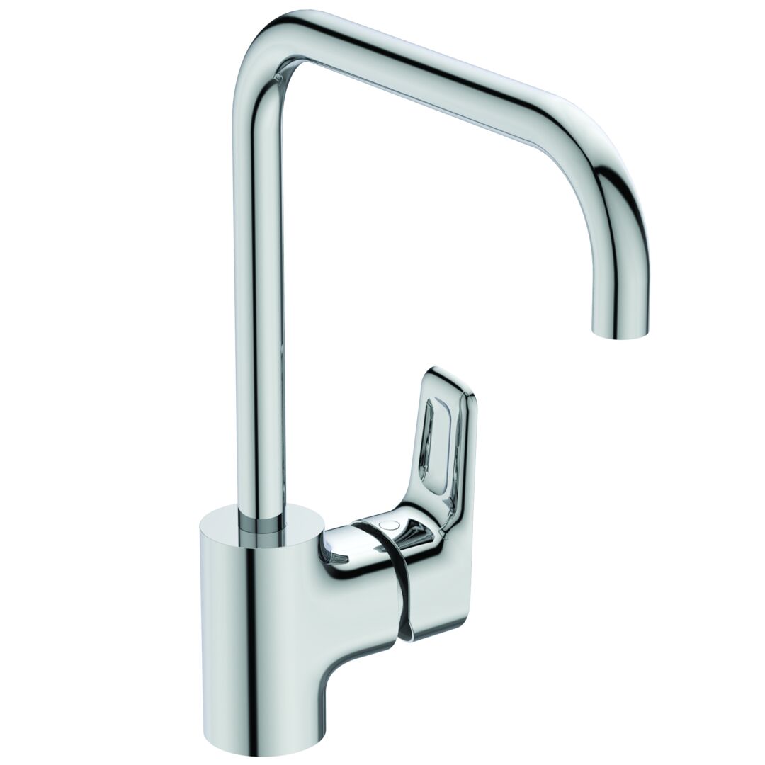 IS B0725AA Ceraplan III Смеситель для кухни 318 мм, HWTC, CLICK, 9 л/мин, Г излив
