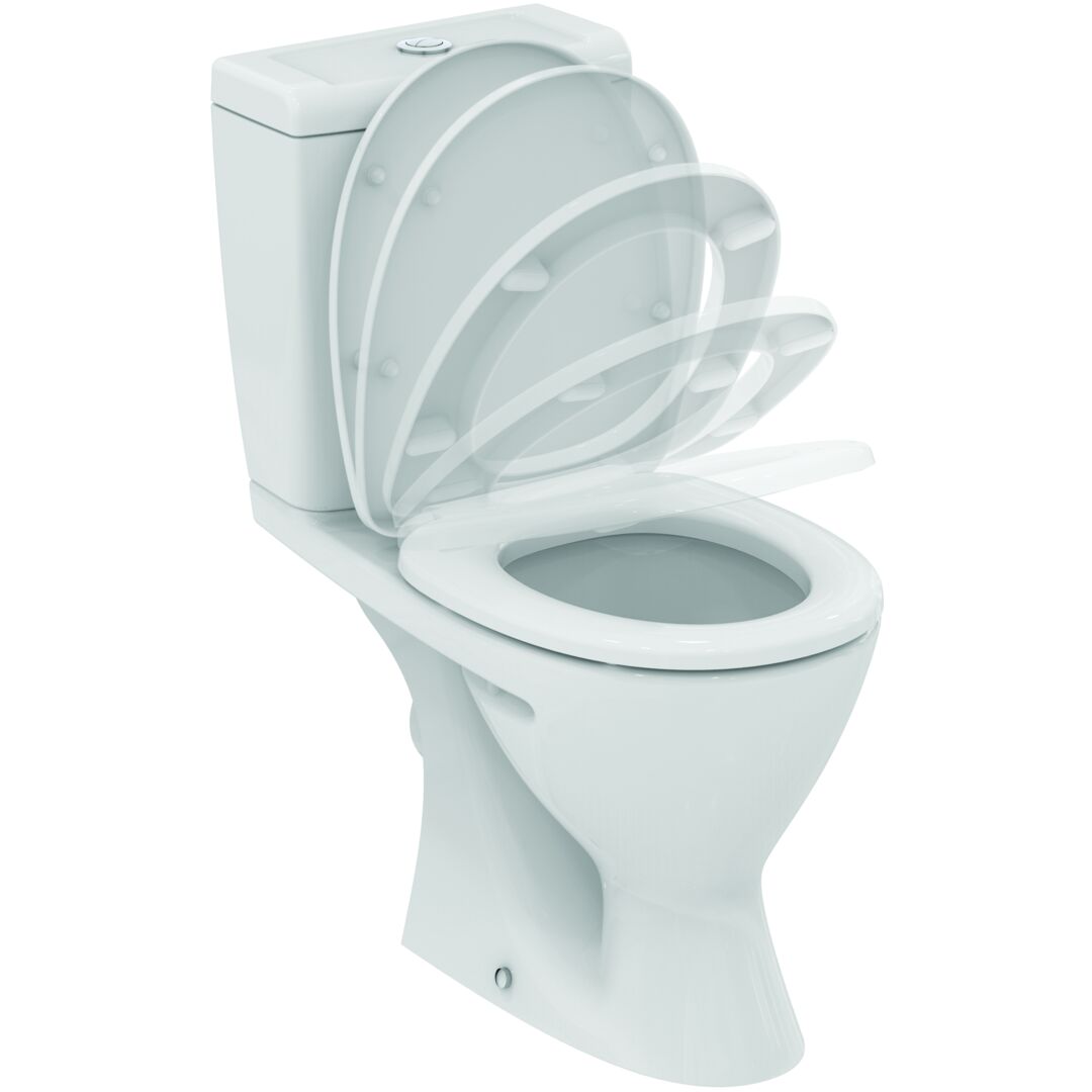 IS V337101 Eurovit Компакт, 3/6 л, ниж подвод воды, сиденье SoftClose, гор. выпуск